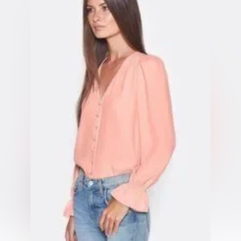 Joie Soft Pink Button-Up Blouse